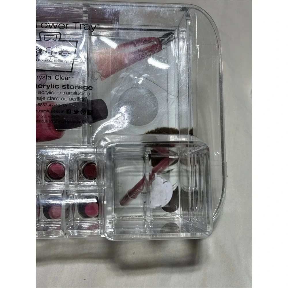 Caboodles‎ Crystal Clear Cosmetic Makeup Keeper Tray Organizer BNIP
